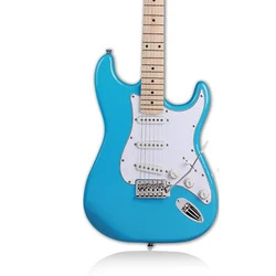 Guitare électrique bleu Junior moderne, de haute qualité, professionnelle, Punk, Instrument de musique acoustique JD50JT 