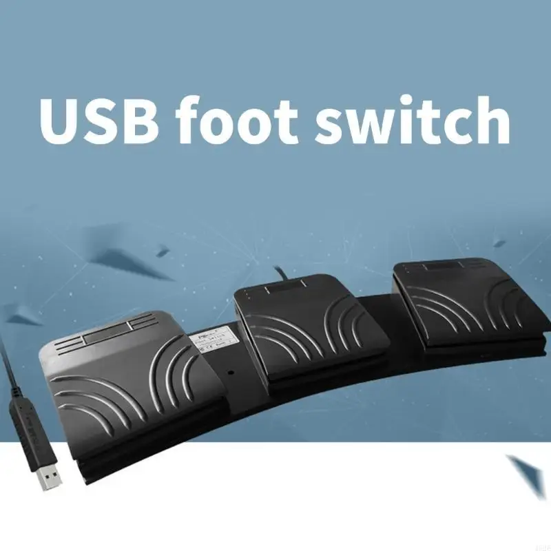 게임 산업 기계 및 사무 자동화용 462E 3 페달 USB 컨트롤러
