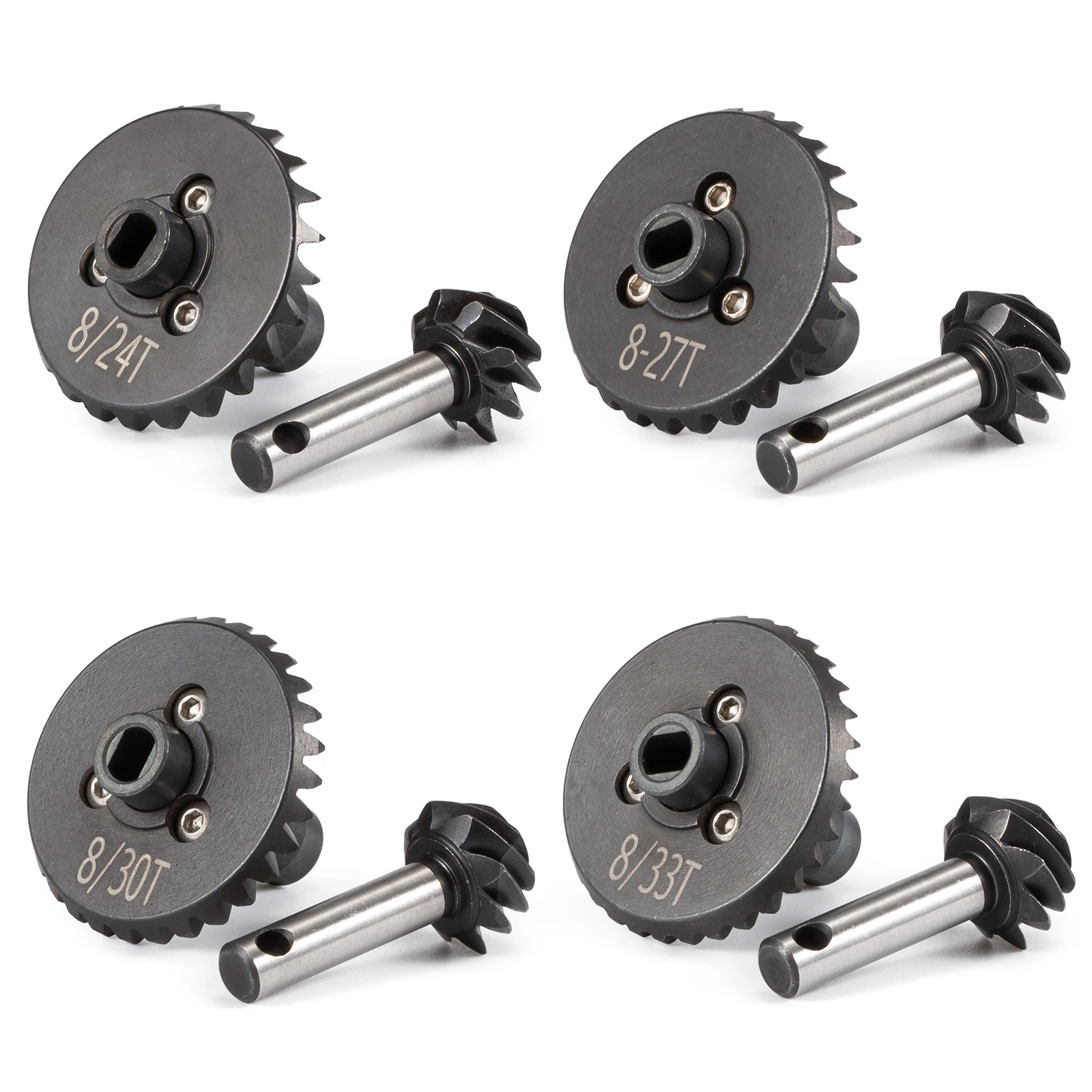 Overdrive Underdrive Helical Axle Gear Set 24/8T 27/8T 30/8T 33/8T