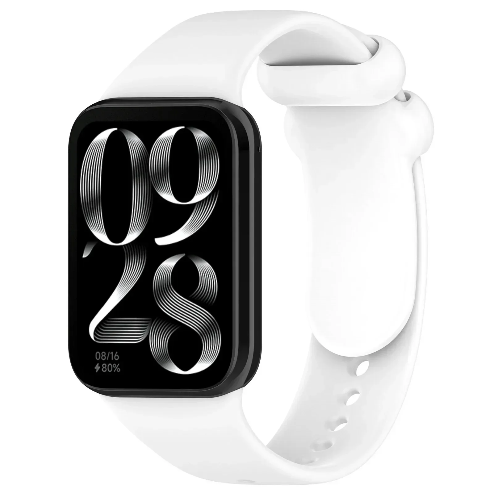 Silicone Sport Smartwatch Replacement Wristband - Adjustable Strap Bracelet Accessories