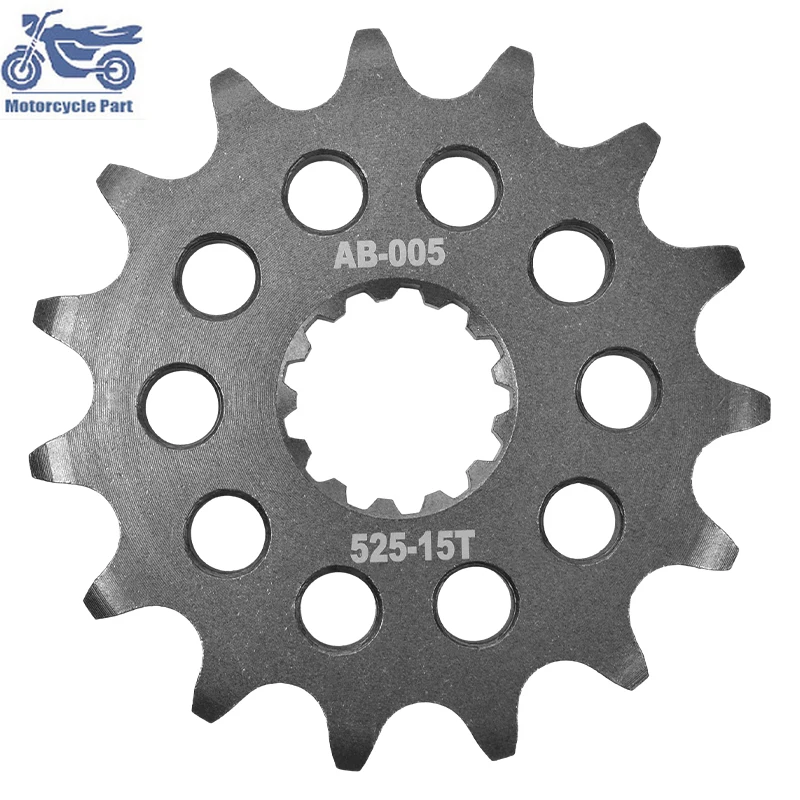 

Передняя Звездочка для Hyosung GT650 GT650FI GT650EFI GT650R GT650FI R EFI мотоцикла 20crmnti, бесшумная Звездочка 525-15T 525 цепь 15T