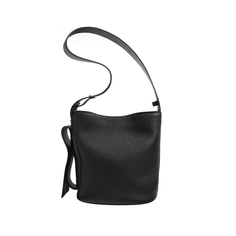 

Jonlily Women Genuine Leather Shoulder Bag Female Handbag Totes Casual Bucket Bag Crossbody Bag Small Daybag Purse -KG1159