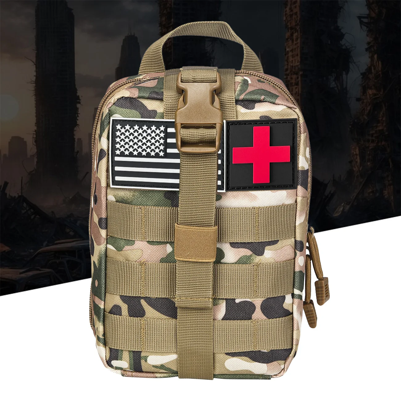 Portable First Aid Kit Storage Bag for Household Travel