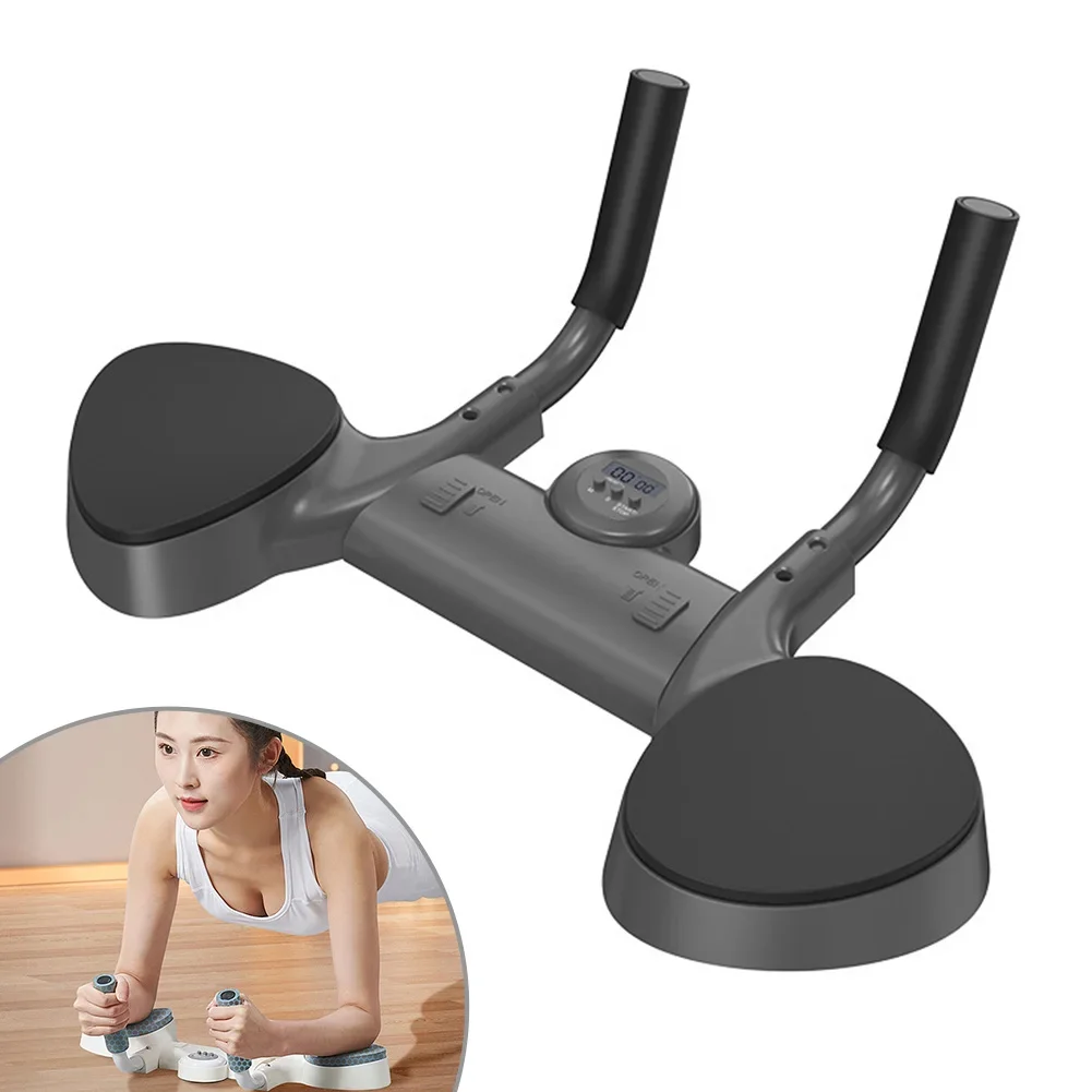 Plank Trainer Multifunctional Adjustable Timing Intelligent Counting Push Up Board with Storage Bag for Fitness Plank Trainer