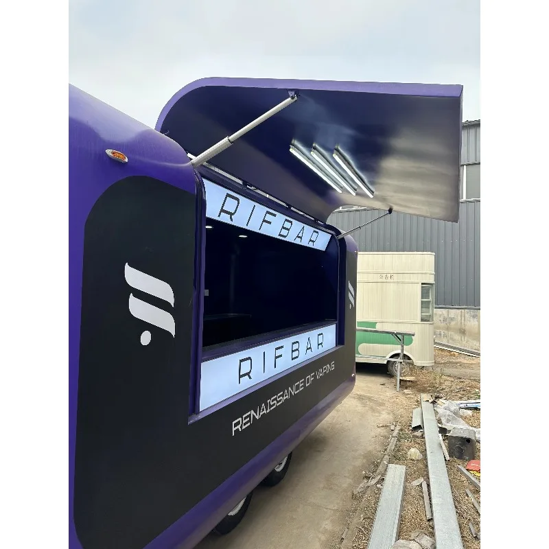 Customized Electric Mobile Multi-functional Commodity Wholesale Retail Food Snack Factory Direct Selling Boutique Trailer 4