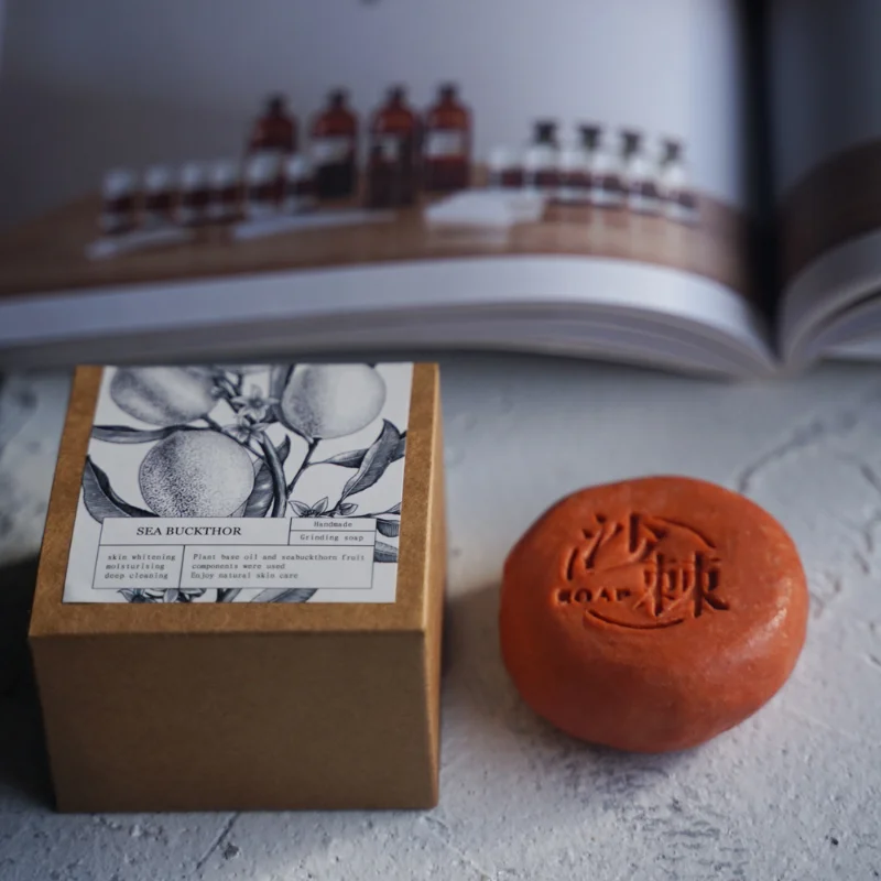 Hand-ground Soap, Cold-processed Sea Buckthorn Wormwood, Ground Cleansing, Bathing, Gentle Cleansing Without Hurting The Skin