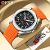 OFNS New Fashion Men's Watch Military Waterproof Automatic Date Quartz Men Watch Teenagers High Quality Leisure Sports Watch Hot 1
