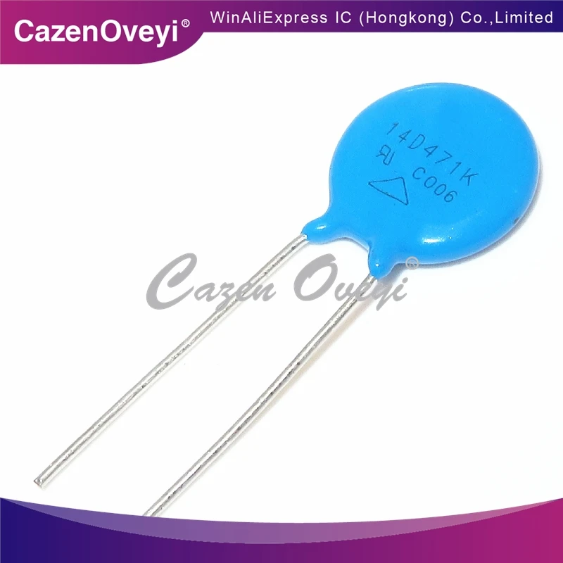 10 Pz/Lotto Tvr14471 Varistore 14 D471K 470V Piezoresistor 14 D471 In Stock