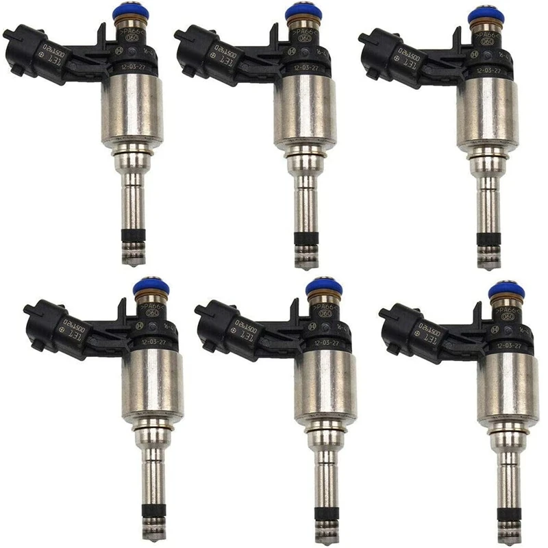 6x Fuel Injector 0261500303 For 2012 2017 Buick Enclave Chevy Traverse