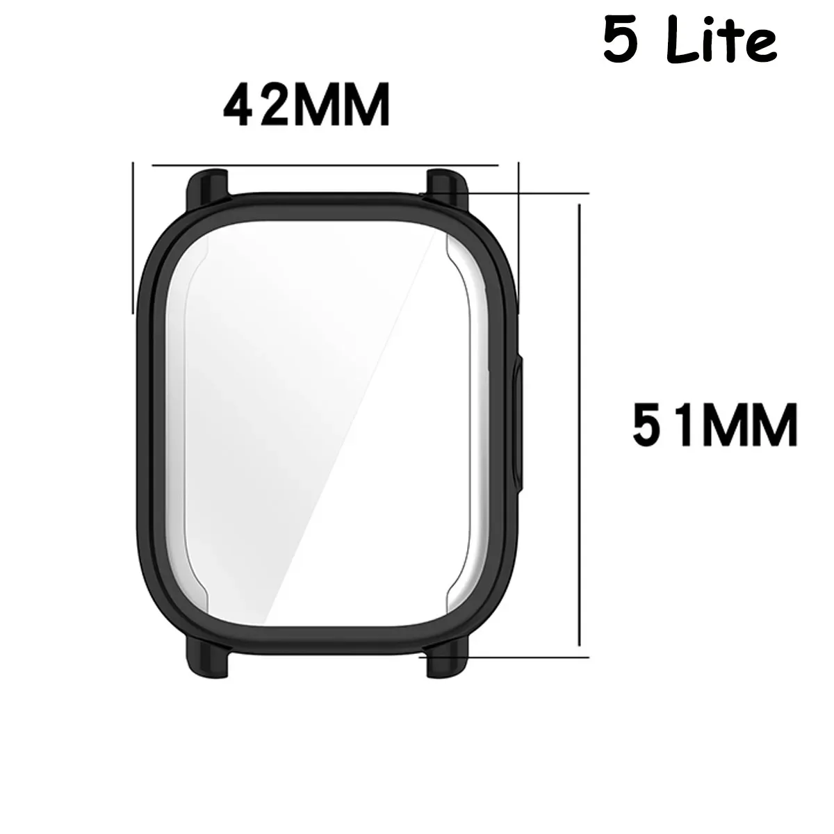Premium TPU Screen Protector Cover for Smartwatch - Protective Shell for Enhanced Durability