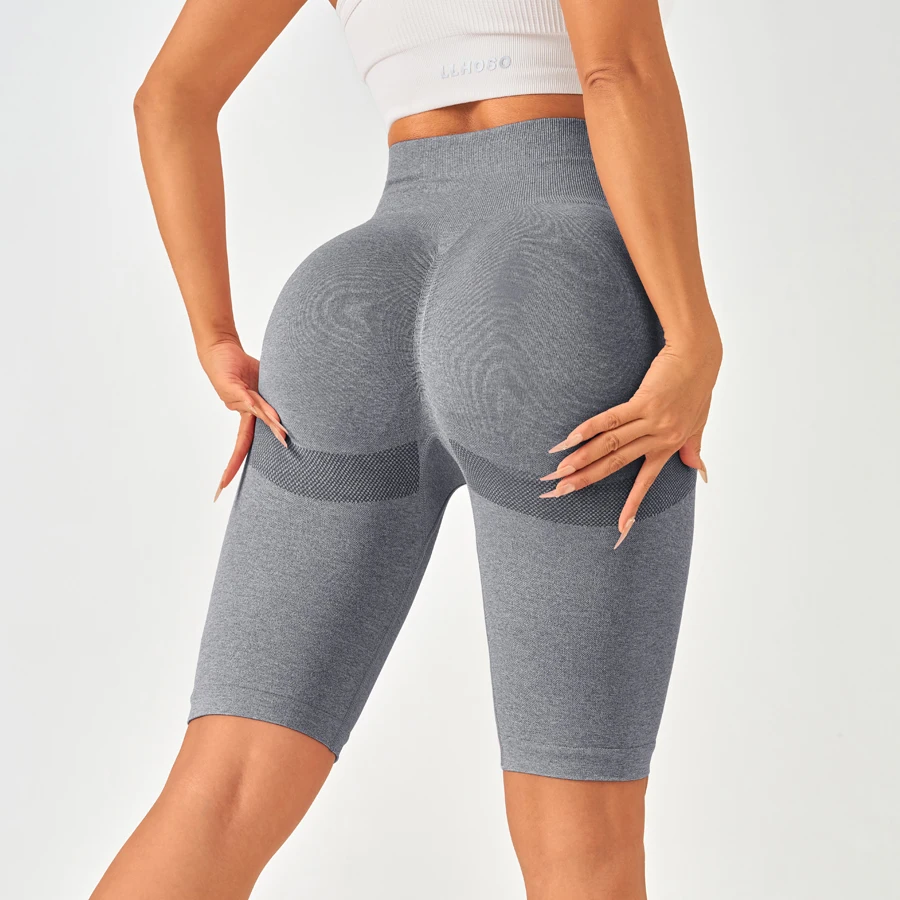 Women Sports Leggings Sportswear Woman Gym Legging Seamless Yoga Shorts w/Tummy Control Women's Shorts Fitness Female Clothing 1