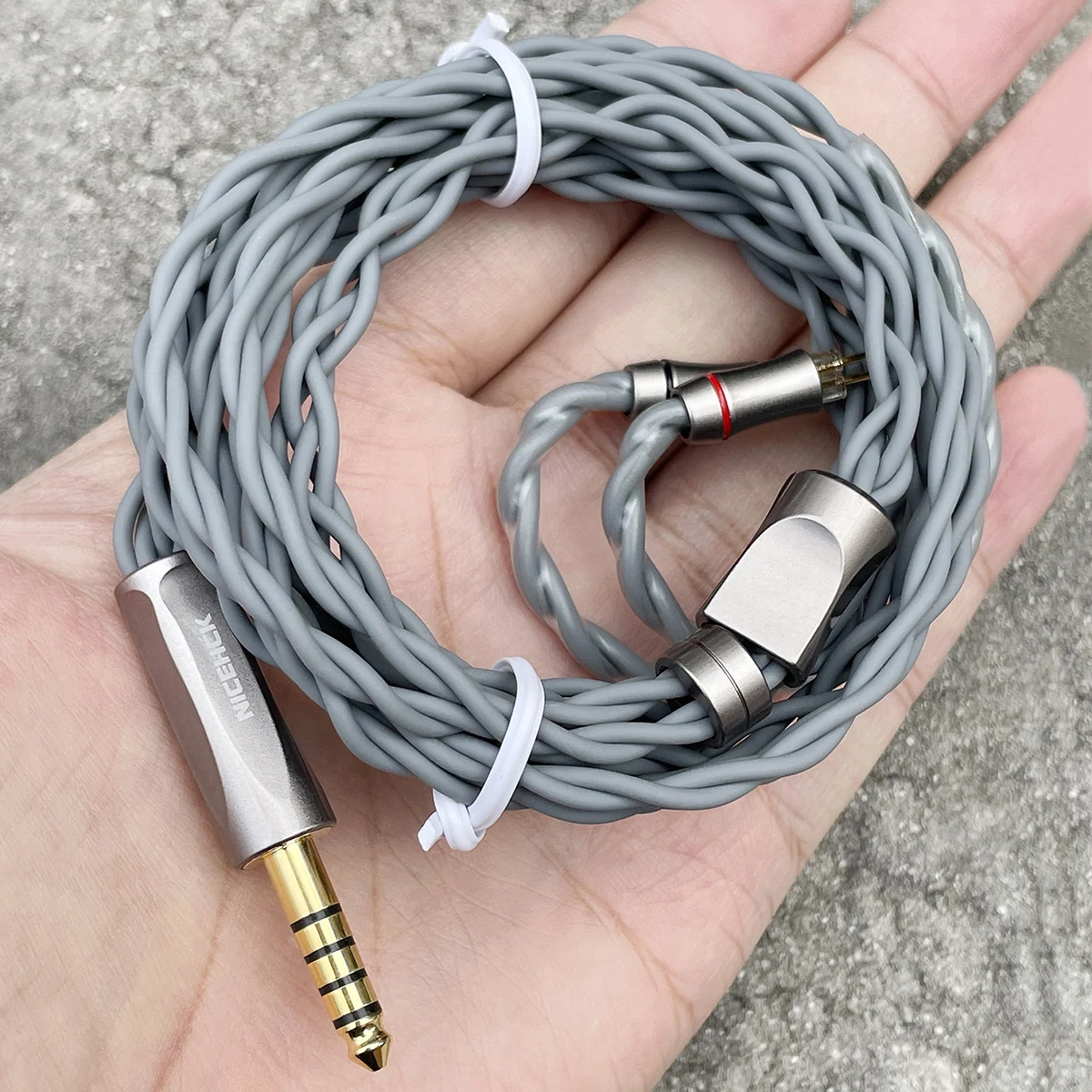 NiceHCK 1950saga HiFi Audio IEM Cable Ultrapure ECAP OCC Copper 