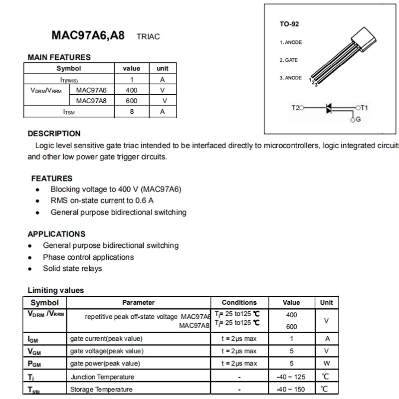 Транзистор mac97a6 аналог фото - PwCalc.ru