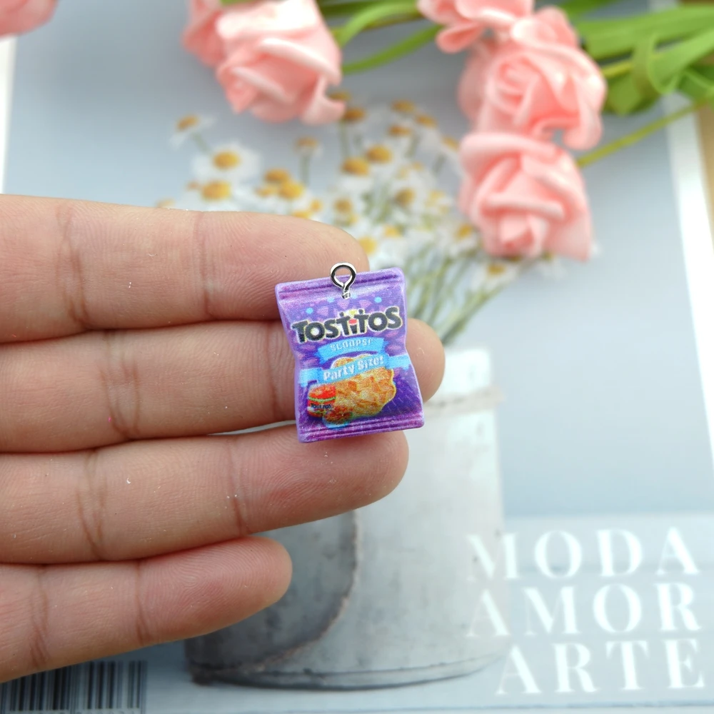 Charming Potato Chip-Inspired Charms for Jewelry Making - Wholesale Bulk Accessories