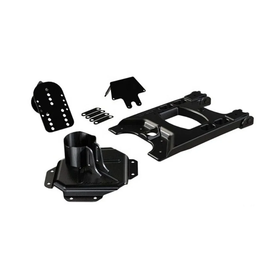 

Lantsun J152 HD Hinged Carrier & Adjustable Spare Tire Mounting Kit For Jeep wrangler JK 07-16 Aluminum
