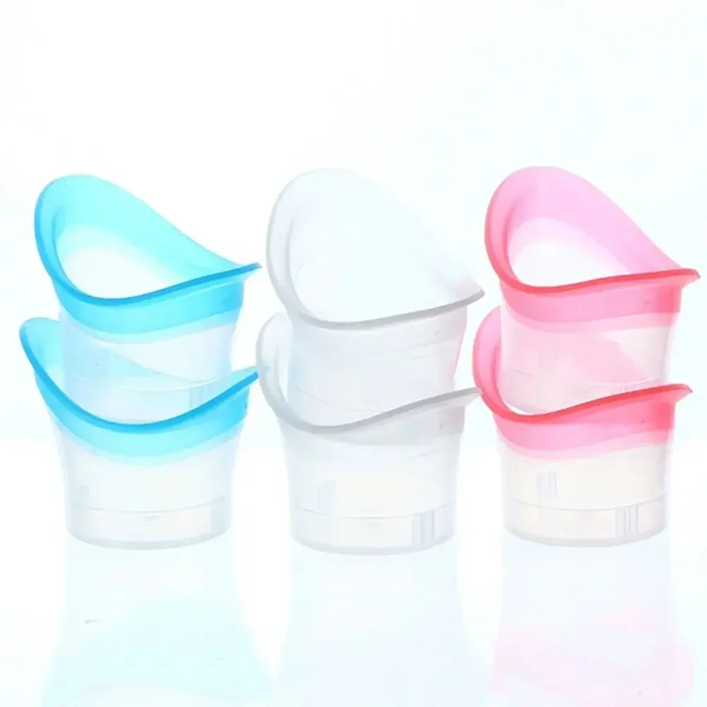 Silicone Eyewash Cup Resuable 10ml Eye Bath Cup Eye Wash Cup Soft Flushing Rinse Cups Elderly Women Men Children