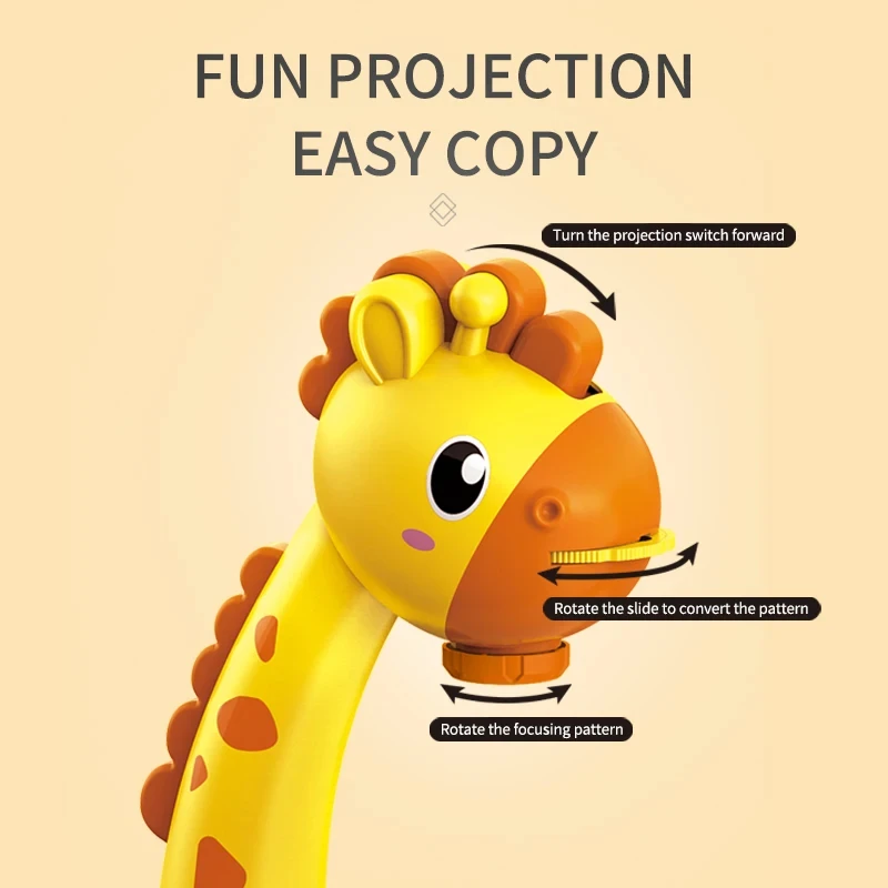 Mini drawing projector for kids