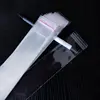 OPP Transparent Plastic Self-adhesive Bag Ziplock Pouch Pen Jewelry Candy Packaging Sealed Gift Snack Glass Candy Packaging Bag 3