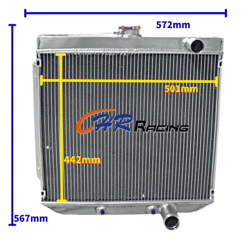 For 3row Aluminum Radiator Ford Falcon Xr Xt Xw Xy Windsor Engine 289
