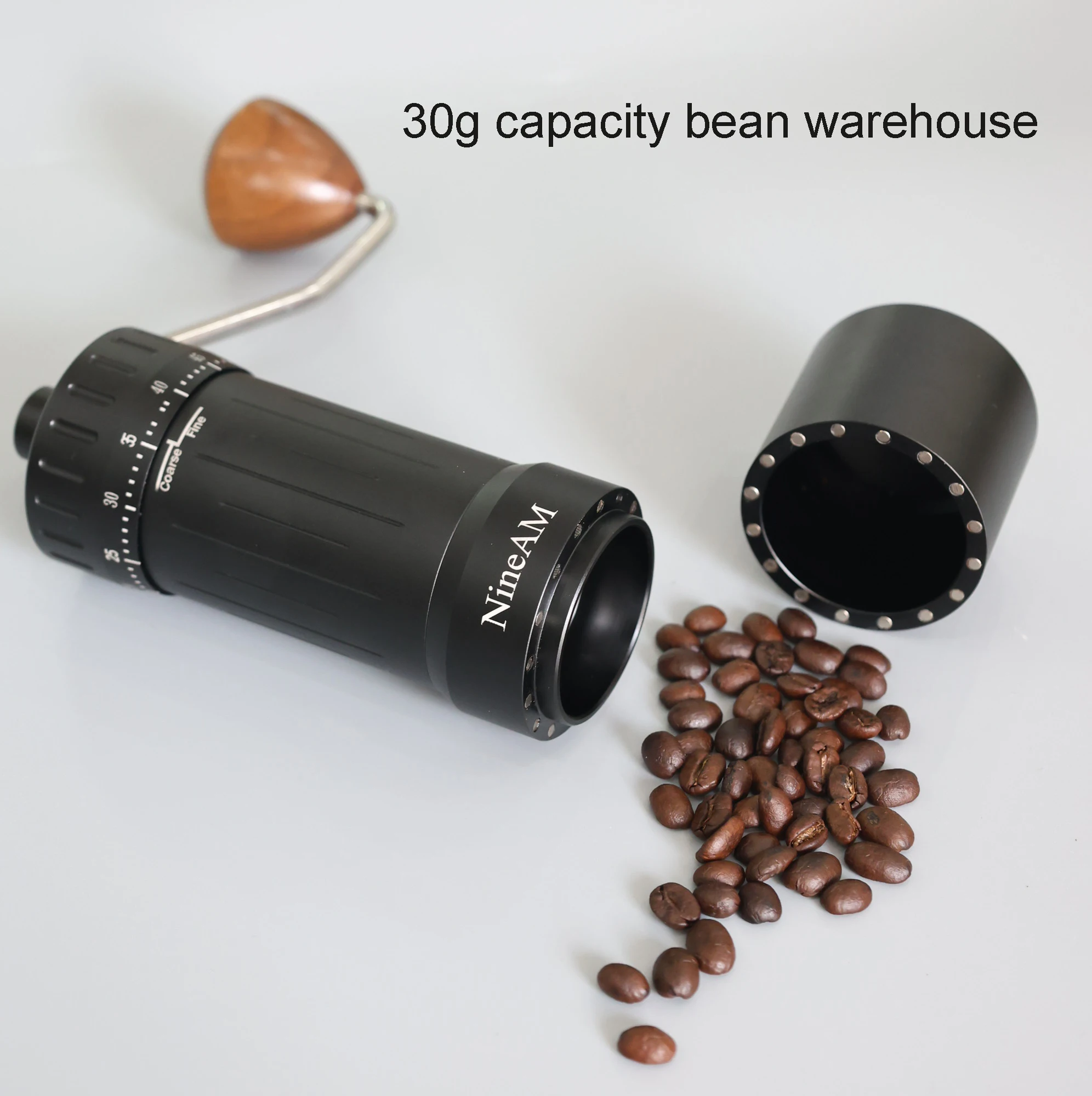 NineAM M1 Manual Coffee Grinder High Quality Portable Upgrade 7 Star Stainless Steel Burr Suitable for Espresso Kitchen Tool 8 S972feac876f14d6e8b92ac05d699796a0 NineAM M1 Manual Coffee Grinder High Quality Portable Upgrade 7 Star Stainless Steel Burr Suitable for Espresso Kitchen Tool