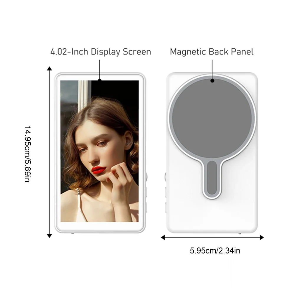 Magnetic Phone Vlog Selfie Monitor Screen Back Camera Monitor Rear Camera Monitor Screen for Android iPhone Cellphone