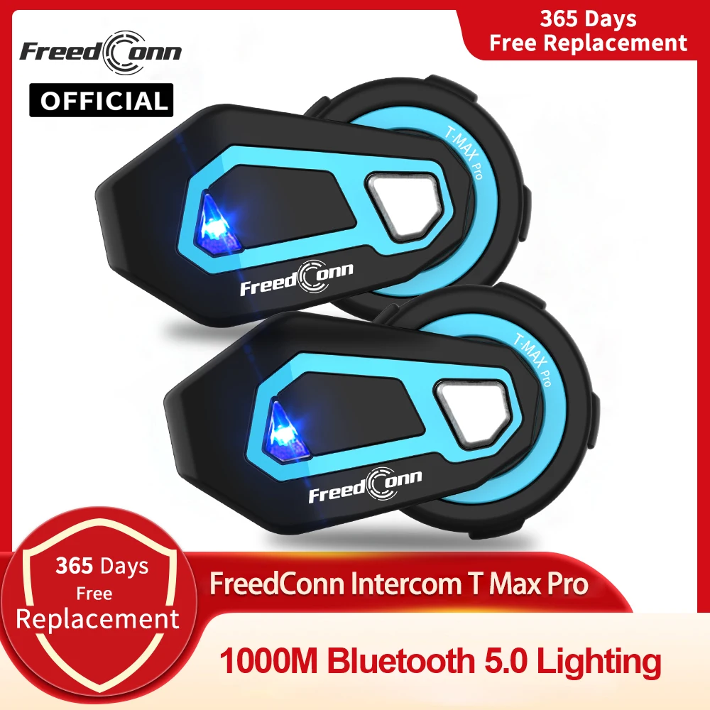 Freedconn-T-Max-Pro-Motorcycle-Intercom-Bluetooth-Helmet-Headset-6 ...