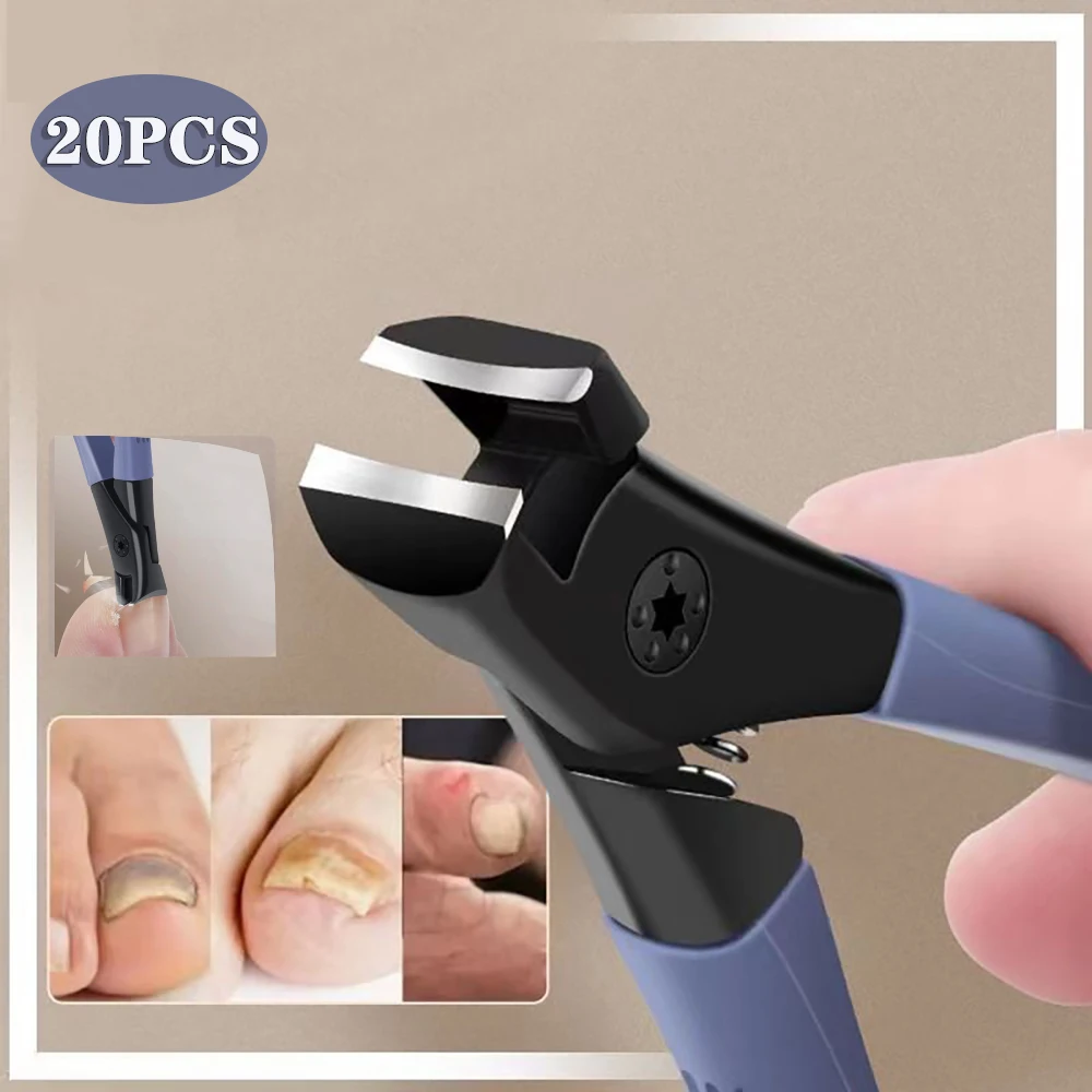 20PCS Anti-Splash Nail Clippers Single Nail Clipper Thick Hard Special Clippers Large Size Household nail clipper set nail clipper nail clippers manicure set manicure sets manicure nail clipper set nail clippers kit