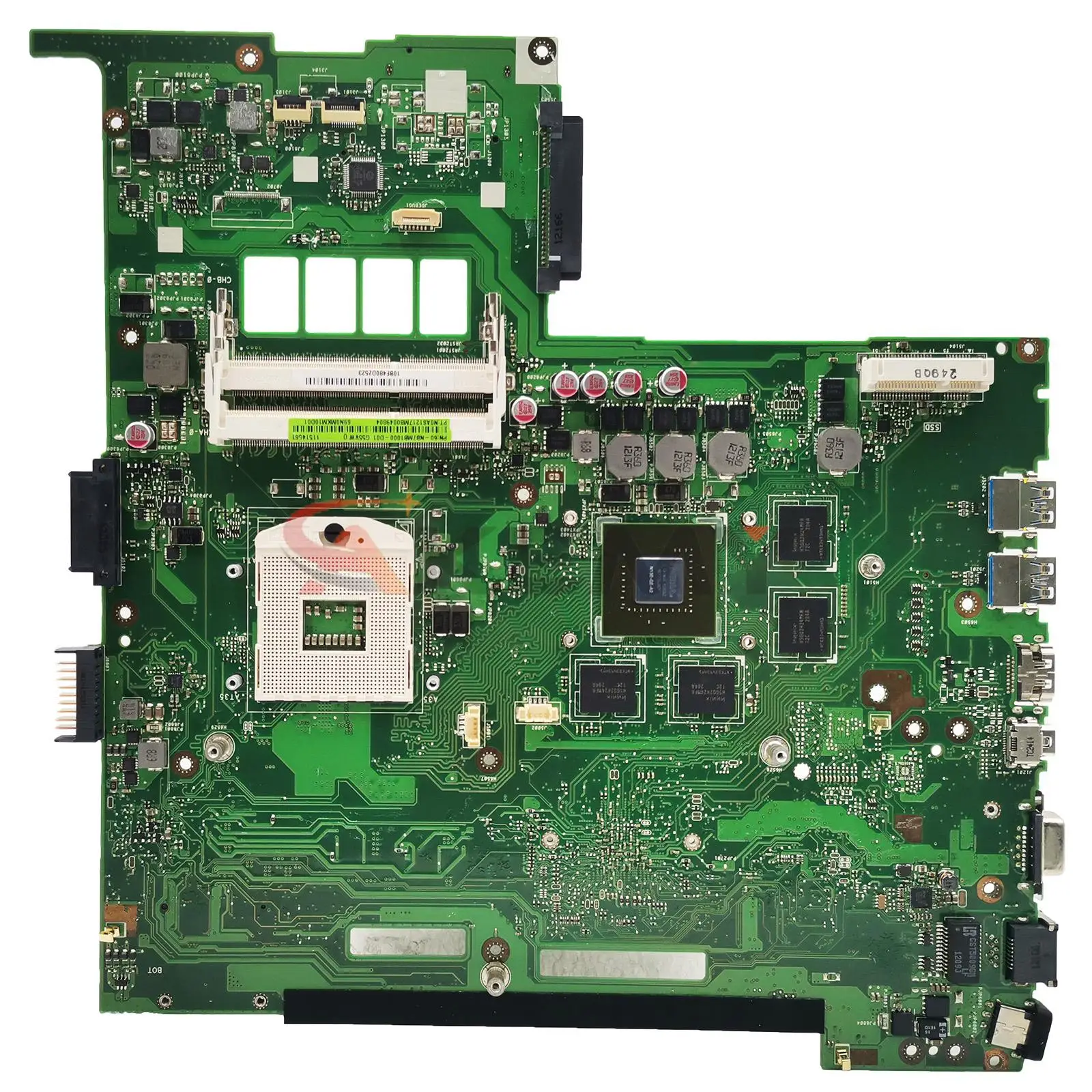 Placa Principal Rev 2.1 para Asus G55vm Laptop Motherboard Ddr3 Gtx660m Graphics G55vm - Imagem 4