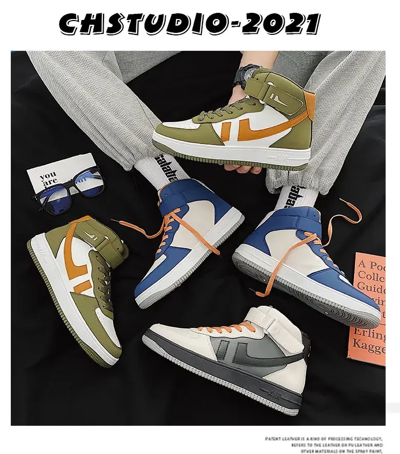 Zapatos Deportivos Informales Para Hombre De Color Blanco A La Moda 