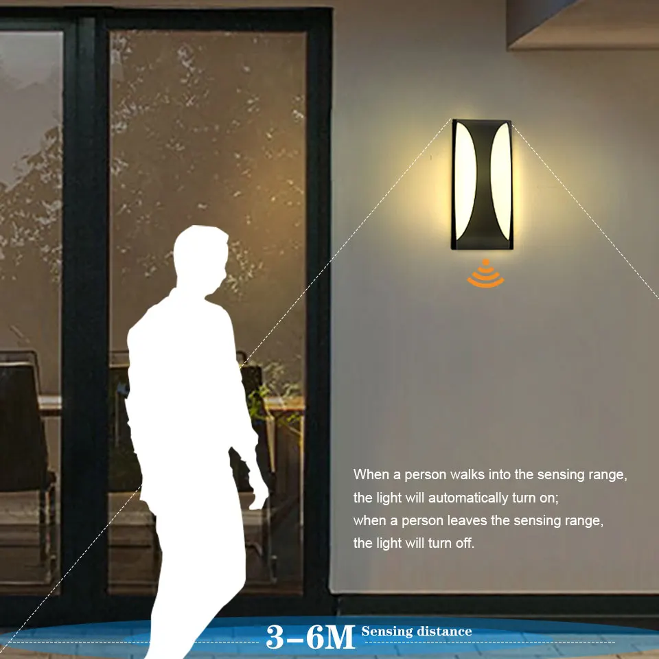 LED Wall Light Lamp AC85-265V Outdoor lighting Waterproof IP66 Modern Indoor Home Balcony Porch Garden Decoration wall led light