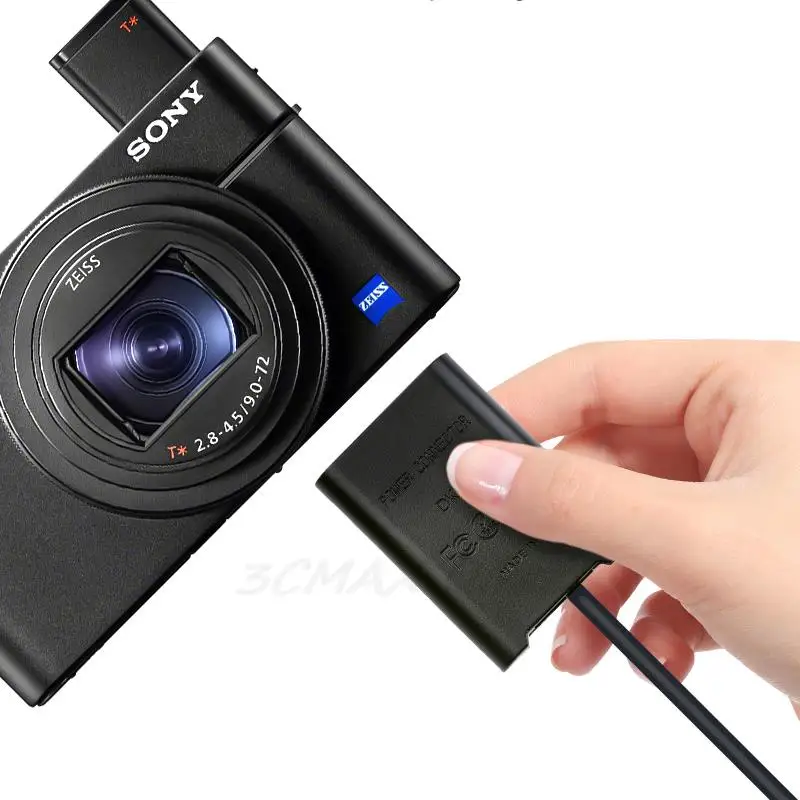 F1TP USB-B To NP-BX1 Dummy Battery For Sony ZV-1, RX100 Cameras - DC Coupler Kit
