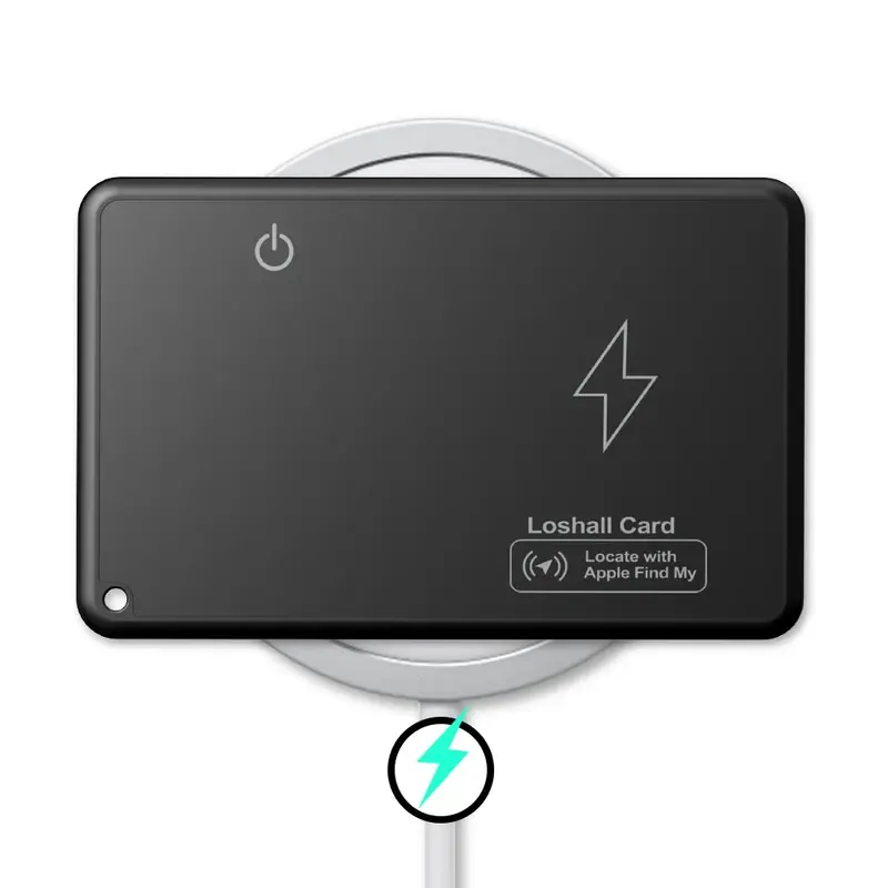 Wireless Charging Tracking Card Smart Waterproof GPS Locator Wallet Finder Works with Apple Find My App Blootooth Mini Tracker - Image 3