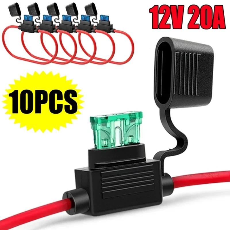 QitinDasen 5 Pezzi Di Alta Qualità 12 V / 24 V ACN Basso Profilo Gru Fusibili A - Foto 4