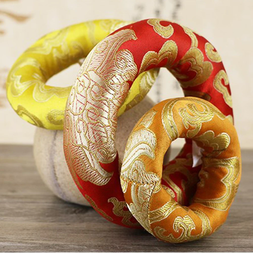 

Tibetan Singing Bowl Pad, Buddhist Cushion, Buddhist Pillow, Meditation Religion, Nepal Bowl Ring Cushion