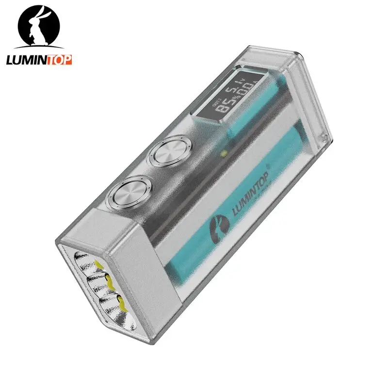 

Фонарик LUMINTOP Moonbox (прозрачный), 3 Cree XHP50.2 светодиодный 10000 люмен, перезаряжаемый фонарь, встроенный литий-ионный аккумулятор 21700