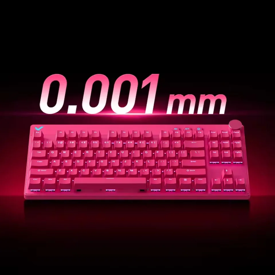 MCHOSE MIX87 Magnetic Swtich Gaming Keyboard Wired RGB 8K+256K 0.08ms Low Latency 0.001mm RT E-Sports Keyboard Gamer Accessories