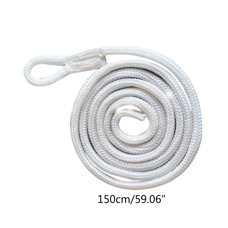 Lot De 4 Amarres Pour Bateau BOOMSTART - Nylon Double Tressé, Diamètre 16 Mm, Longueur 7.62 M - Charge De Rupture 3970 Kg - Avec œillet Souple - 9