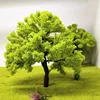 Creative hand-made architectural models 10-20cm The train scale model fake tree simulation toys sand table model scale design 3
