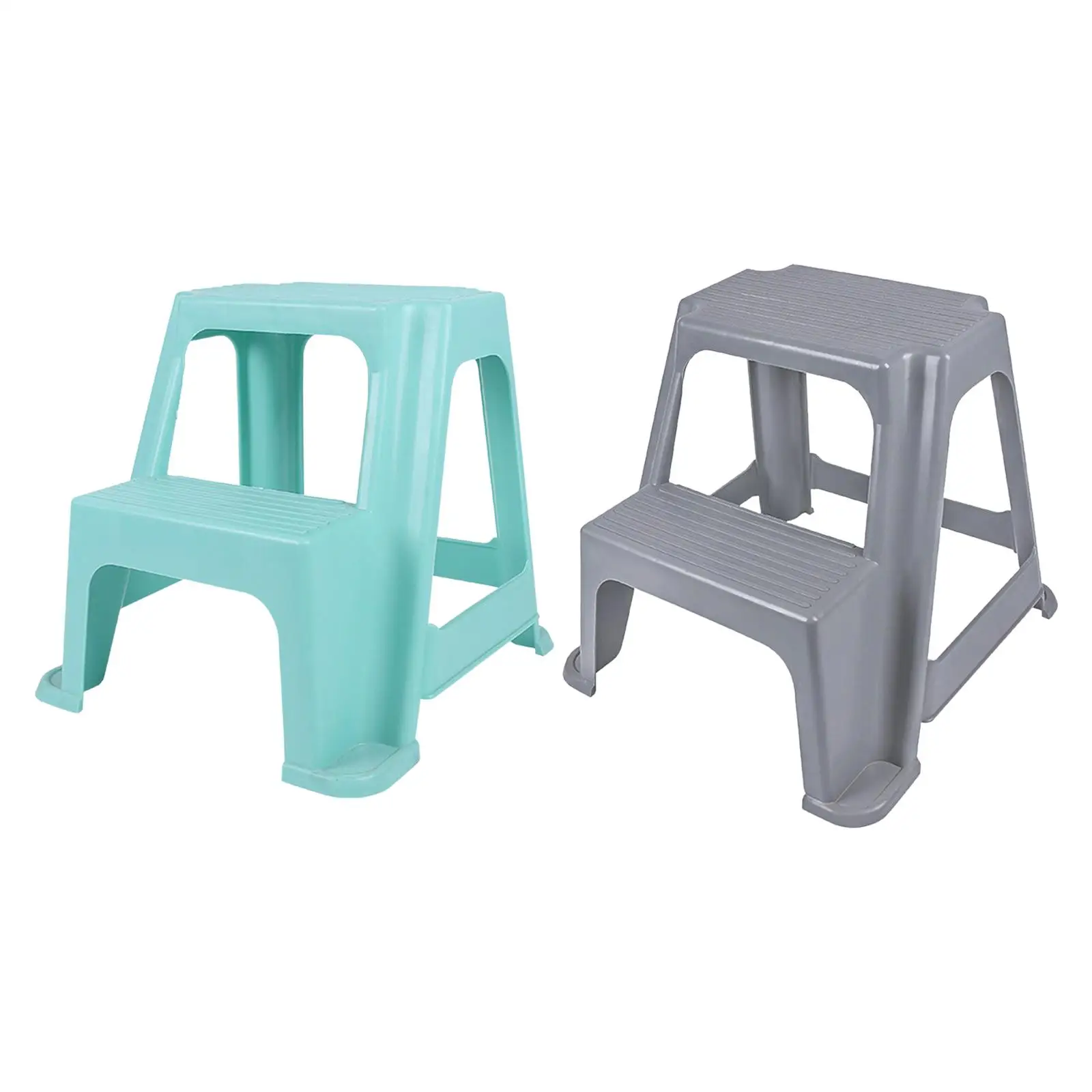

2 Step Stool, Two Step Stool, Lightweight Bedside Step Stool Stepstool Double Stool for Kids, Dogs, Children, Kitchen