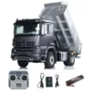 Toy New 1/14 4x4 Kabolite 5701 RC Dump Truck Remote Control Painted Finished Tipper Car Sound Light Motor Model for Boys TH24348 3