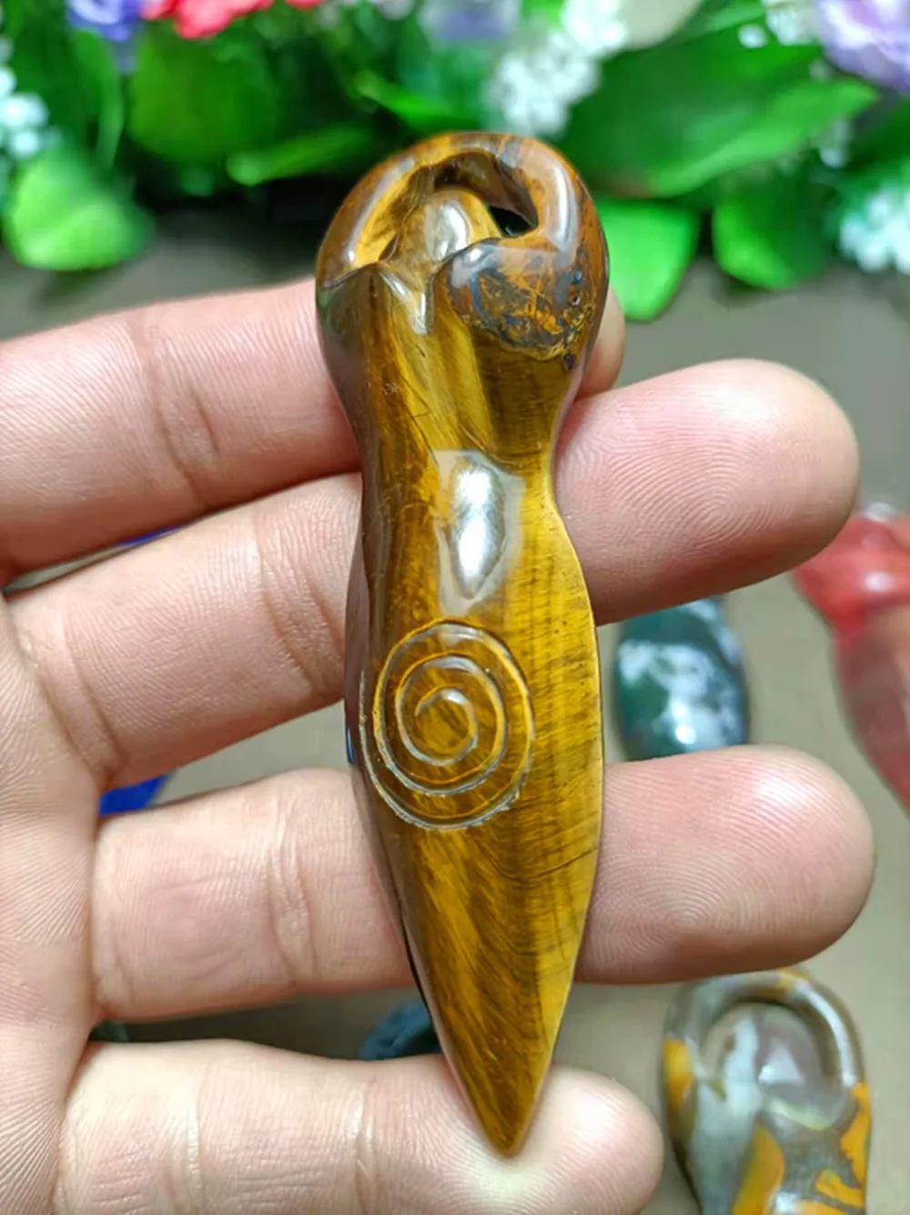 Кварцевый кристалл природной энергии ручная работа резная коллекция статуя