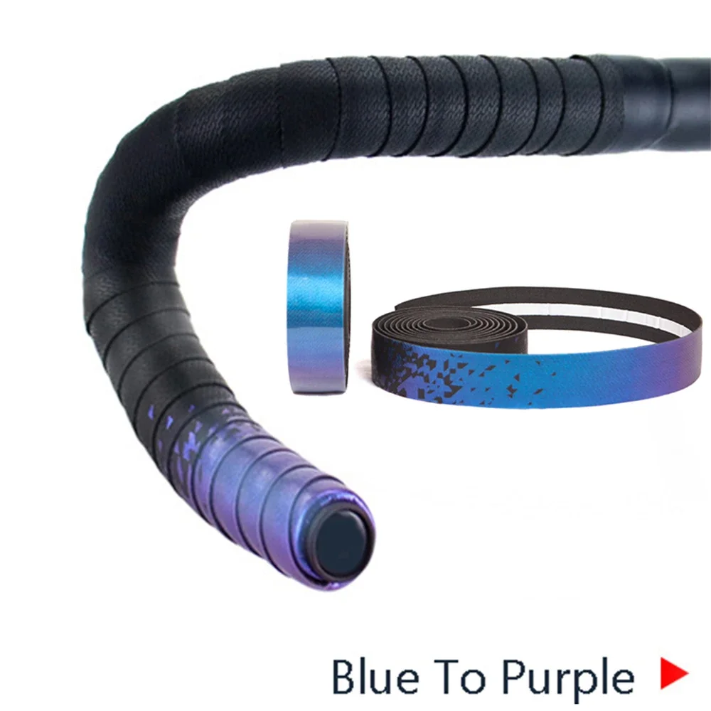 Road Handlebar Tape Dead Fly Gradient Bicycle Handlebar Belt Leather Breathable Reflective Wrap bike handlebar tape