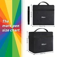 Markers, 80/120/168 Colors Two Color Professional Permanent Sketch Markers For Adult Coloring, Illustration And Artistic Drawing 2