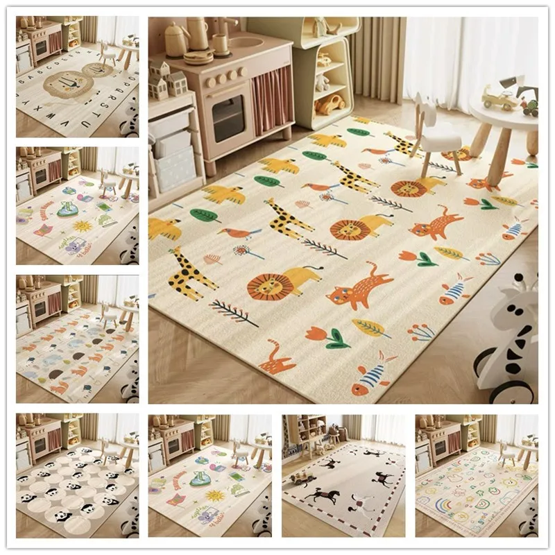Alfombra De Dibujos Animados De Dinosaurios Para Niños Color | Envío gratis