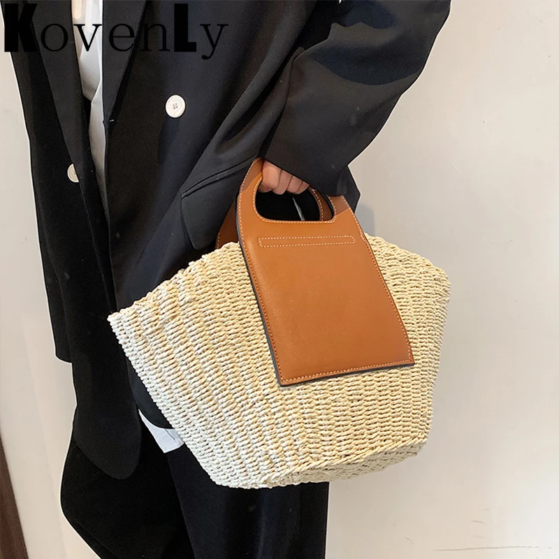 Rattern-Handbag-For-Women-Summer-Fashion-Women-Straw-Bag-Large-Totes ...