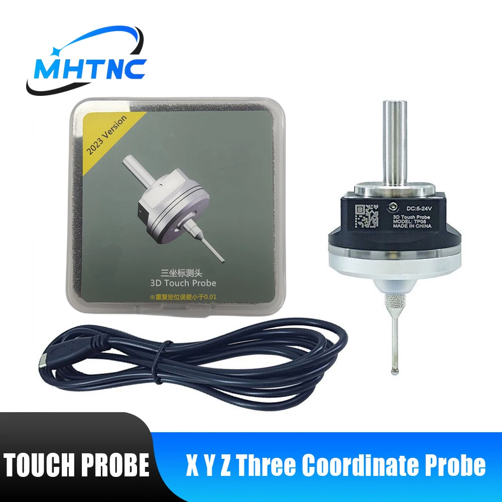 CNC Probe MHTNC V6 anti-roll 3D Touch Probe edge finder desktop Compatible mach3 grbl