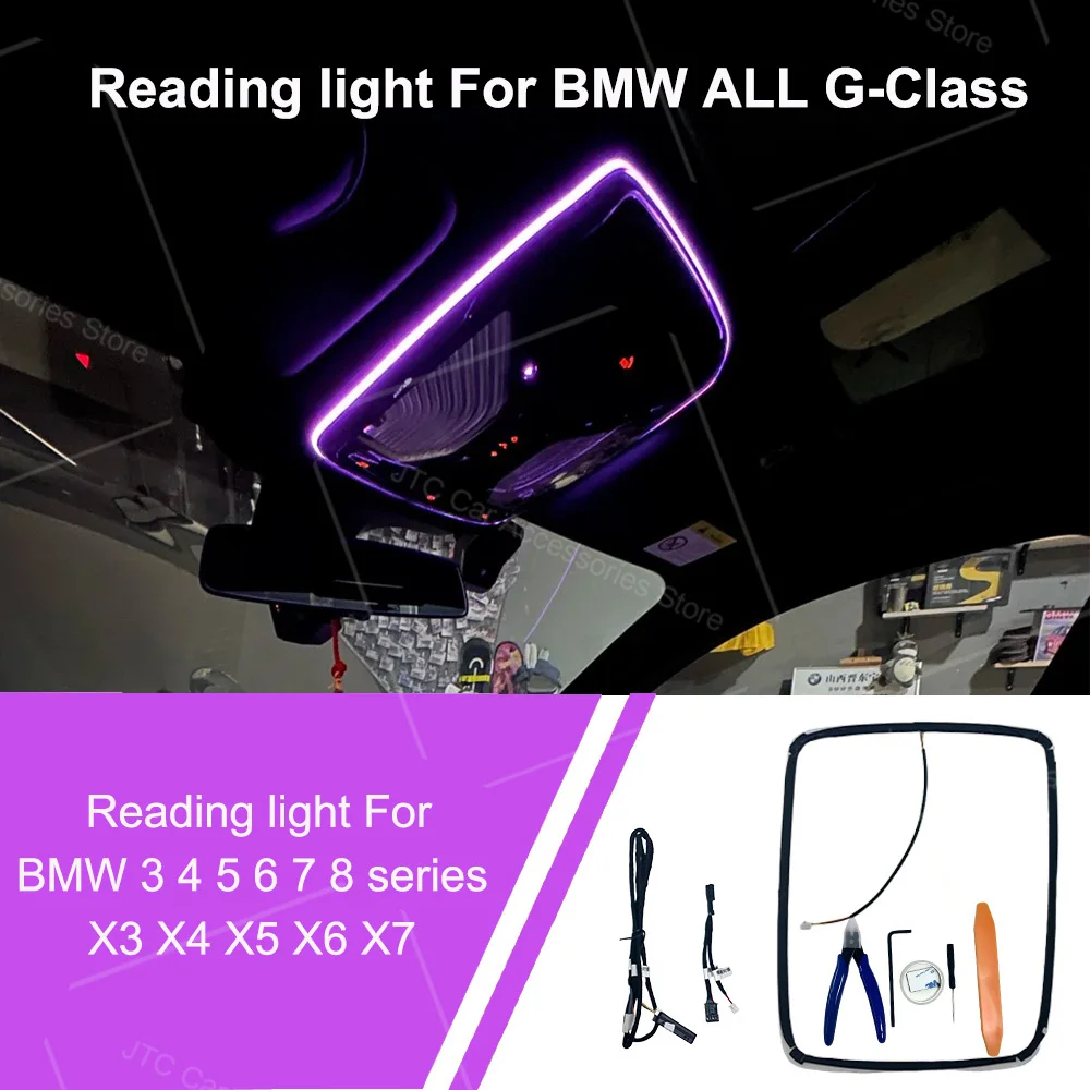LED-Leselampe für BMW Serie X3 X4 X5 X6 X7 G20 G26 G30 G32 G11 G16 G01 G02 G05 G06 G07 G60 G70 Auto-Ambientebeleuchtung