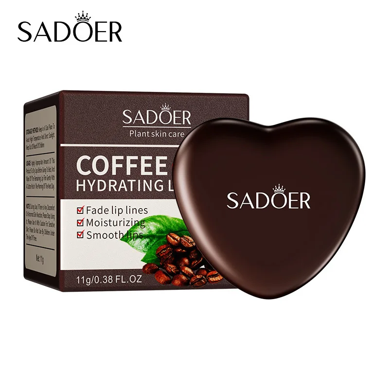 

Увлажняющая Маска для губ SADOER Coffee, уход за кожей губ, линия губ, увлажняющие питательные патчи для губ, подтяжка губ