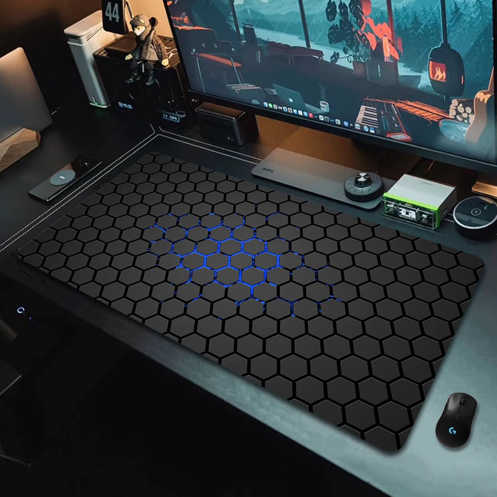 Mousepad Company-alfombrilla de ratón Original geométrica, accesorios para juegos, alfombrillas para reproductor de juegos, alfombrilla de escritorio grande, almohadillas para teclado de ordenador
