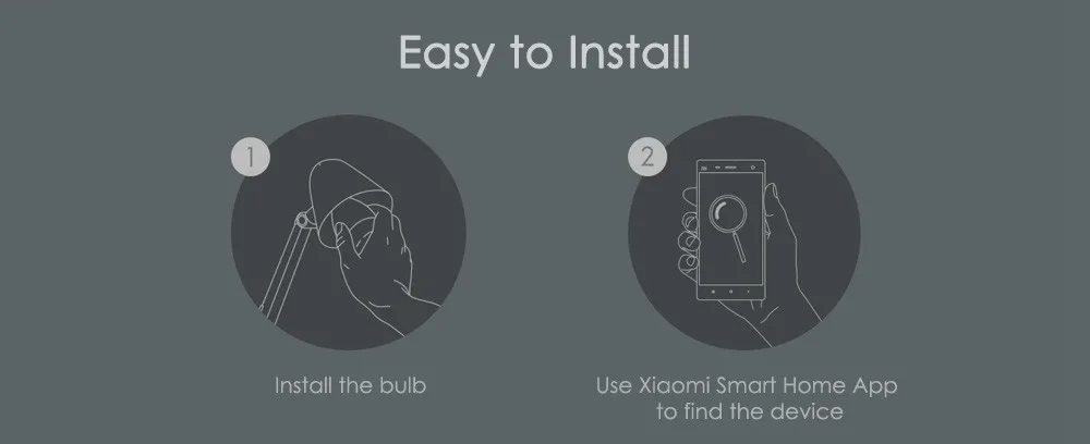 1pc 2pc 3PC Xiaomi Mijia Smart White LED E27 Bulb Light APP WiFi Remote Group Control 3000k-5700k 6.5W 450lm 220-240V 5060Hz H3 (10)